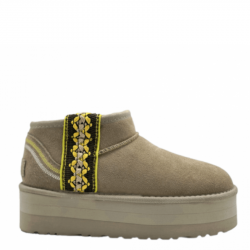 UGG Classic Ultra Mini Braid Platform Sand 2 UGG Classic Ultra Mini Braid Platform Sand 2