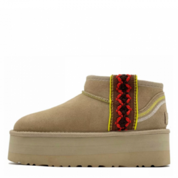 UGG Classic Ultra Mini Braid Platform Sand