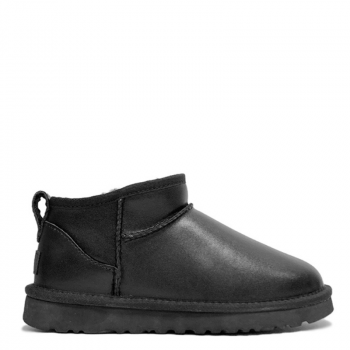 UGG Men's Classic Ultra Mini Leather Black