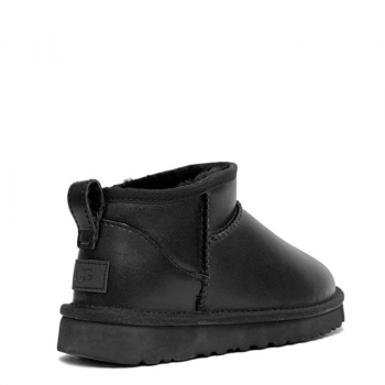 UGG Men's Classic Ultra Mini Leather Black