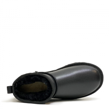 UGG Men's Classic Ultra Mini Leather Black