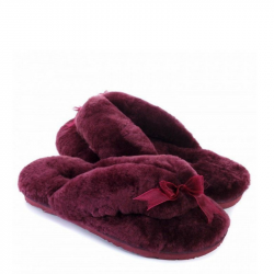 UGG Fluff Flip Flop II Bordo