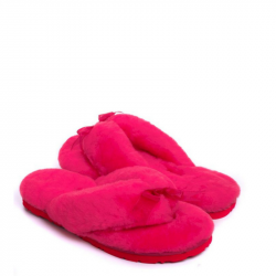 UGG Fluff Flip Flop II Rose Red