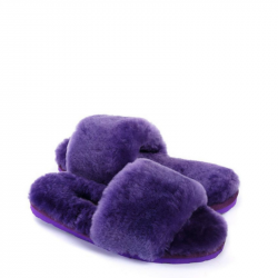 UGG Fluff Slide Slippers Purple