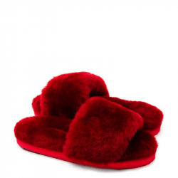 UGG Fluff Slide Slippers Bordo
