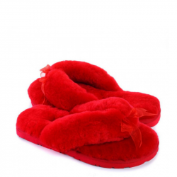 UGG Fluff Flip Flop II Red
