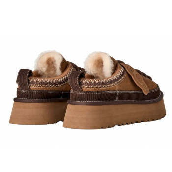UGG Heritage Lace-Up Slipper Chestnut