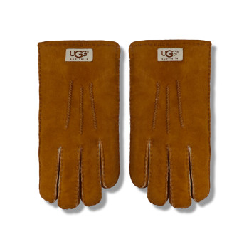 UGG Перчатки Замшевые Женские Коричневые