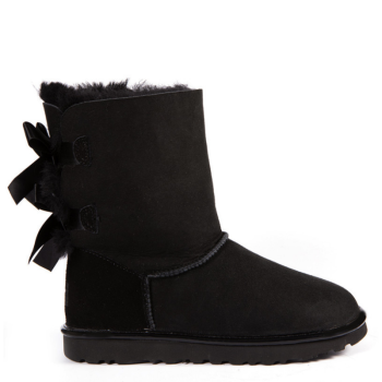 UGG Bailey Bow II Metallic Black