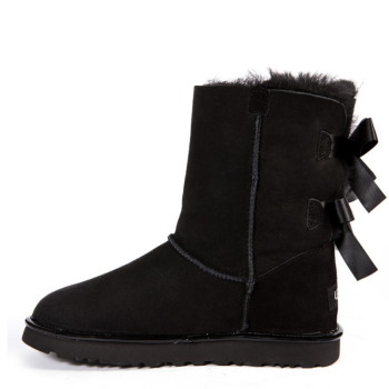 UGG Bailey Bow II Metallic Black