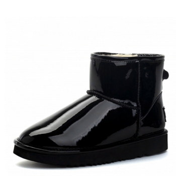 UGG & Jimmy Choo Mini Patent Black II