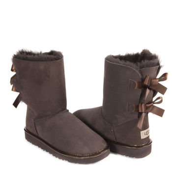 UGG Bailey Bow II Metallic Chocolate