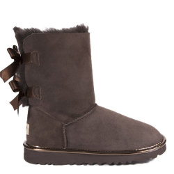 UGG Bailey Bow II Metallic Chocolate