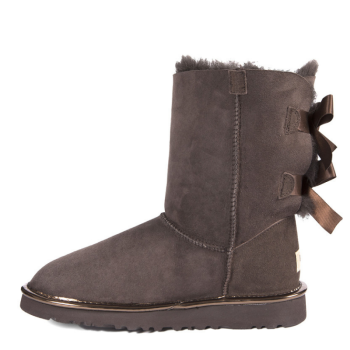 UGG Bailey Bow II Metallic Chocolate