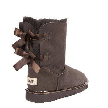 UGG Bailey Bow II Metallic Chocolate
