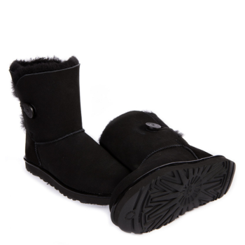 UGG Bailey Button Short II Metallic Black
