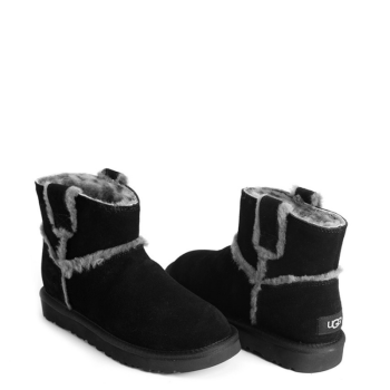 UGG Mini Spill Seam Boots Black