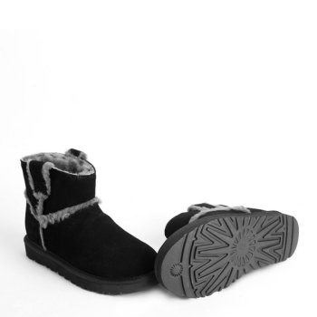 UGG Mini Spill Seam Boots Black