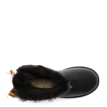 UGG Bailey Bow Mini Metallic Chocolate