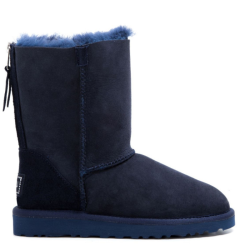 UGG Short Zip Navy