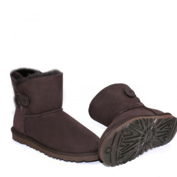 UGG Mini Bailey Button Chocolate UGG Mini Bailey Button Chocolate