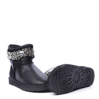 UGG Jimmy Choo Crystals Metallic Black UGG Jimmy Choo Crystals Metallic Black