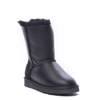 UGG Short Zip Metallic Black