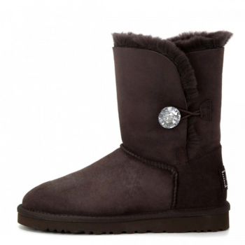 UGG Bailey Button Bling Chocolate UGG Bailey Button Bling Chocolate