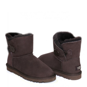 UGG Mini Bailey Button Metallic Chocolate UGG Mini Bailey Button Metallic Chocolate