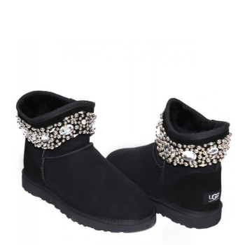 UGG Jimmy Choo Crystals Black