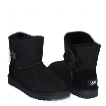 UGG Mini Bailey Button Black UGG Mini Bailey Button Black