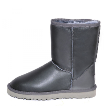 UGG Classic Short Metallic Grey