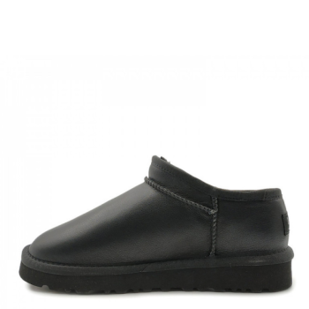 UGG Ultra Mini Tasman Leather Black