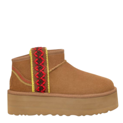 UGG Classic Ultra Mini Braid Platform Chestnut UGG Classic Ultra Mini Braid Platform Chestnut