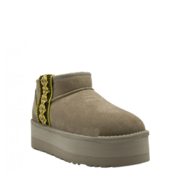UGG Classic Ultra Mini Braid Platform Sand 2