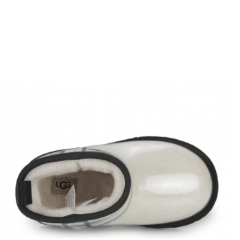 UGG Classic Clear Mini White Black
