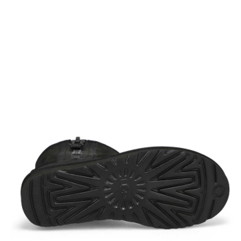 UGG Classic Mini Zipper Tape Logo Black