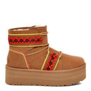 UGG Classic Mini Braid Platform Boot Chestnut UGG Classic Mini Braid Platform Boot Chestnut