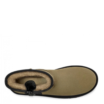 UGG Classic Mini Zipper Tape Logo Burnt Olive