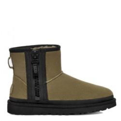 UGG Classic Mini Zipper Tape Logo Burnt Olive UGG Classic Mini Zipper Tape Logo Burnt Olive