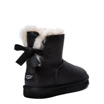UGG Bailey Bow Mini Sparkle Boot Black