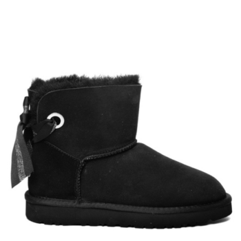 UGG Bailey Bow Mini Customizable Black UGG Bailey Bow Mini Customizable Black