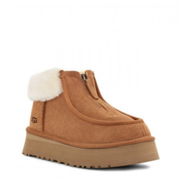 UGG Funkette Platform Boots Chestnut