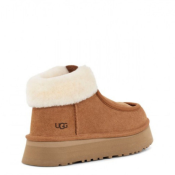 UGG Funkette Platform Boots Chestnut