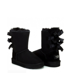 UGG Kids Bailey Bow Black