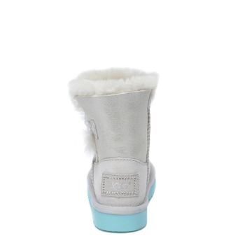 UGG Kids Bailey Button I Do White