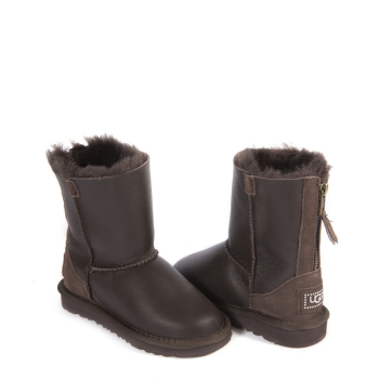 UGG Kids ZIP Metallic Chocolate