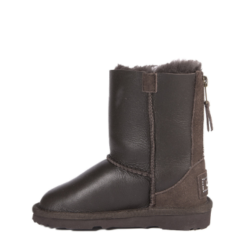 UGG Kids ZIP Metallic Chocolate