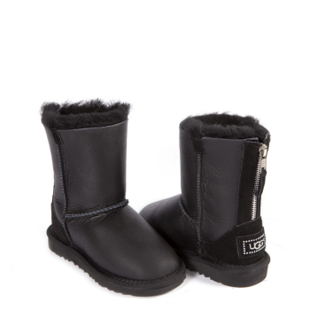 UGG Kids ZIP Metallic Black