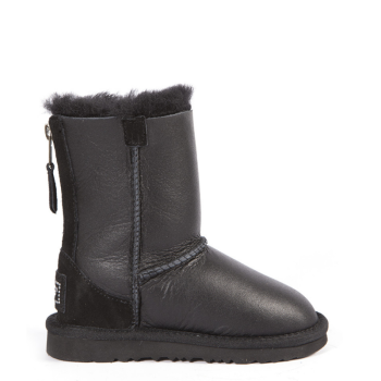 UGG Kids ZIP Metallic Black